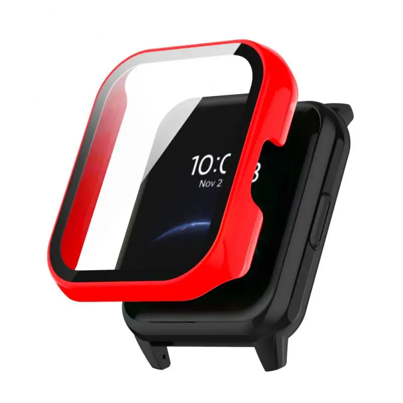 

Watch Case Smart Accessories Smart Watch Tempered Glass Full Coverage For Realme Watch 2 Case Protector Pc Case Protective Shell
