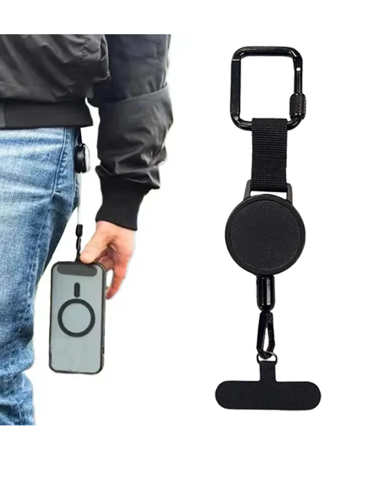 Retractable Anti-Theft Phone Holder with Belt Clip