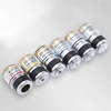185 4X 10X 40X 100X Biological Microscope Achromatic Objective Lens Microscope Lens Adapters Compact Objective Lens Durable 1