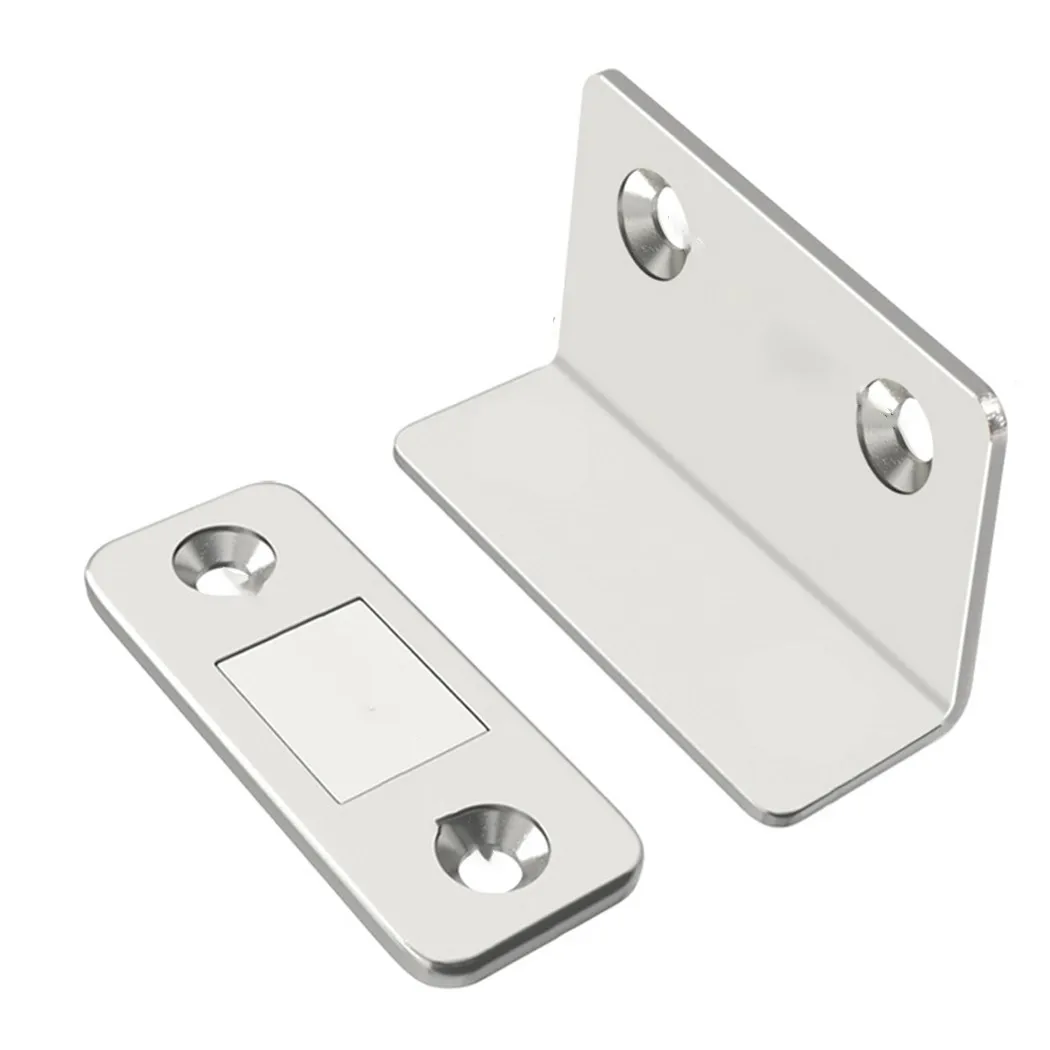 Magnetic Cabinet Catches Ultra Thin Door Stop Closer Screw Closet Cupboard Furniture Hardware Accessories