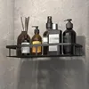 Bathroom Square Basket Suction Wall Shower Room Rectangular Perforation-free Bathroom Corner Shelf 1