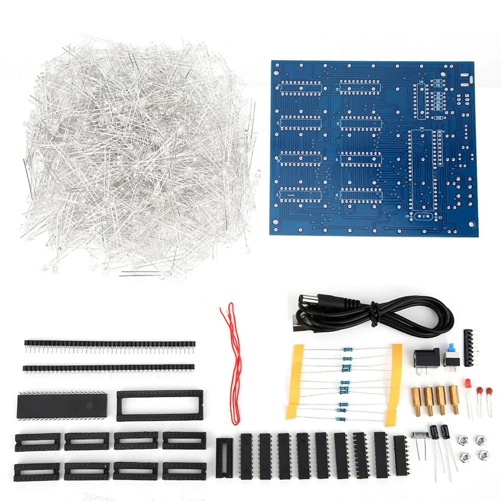 

Детали для самостоятельной сборки, голубой цвет, рабочая деталь для кубиков 8X8X8 см, промышленный лучевой кубик, печатные платы, электронные компоненты, полуканал