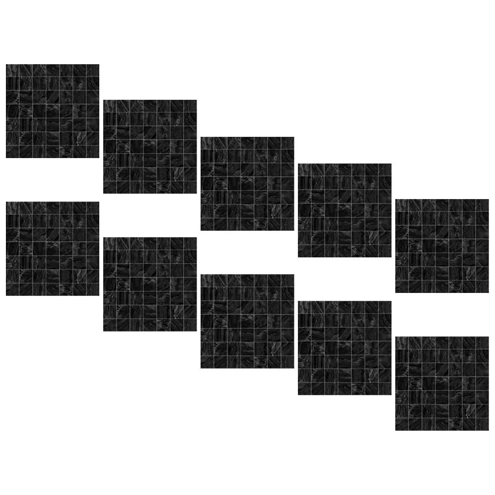 

10 Pcs Ceramic Tile Mosaic Stickers Home Decor Peel and Wall Tiles Pvc Backsplash for Kitchen