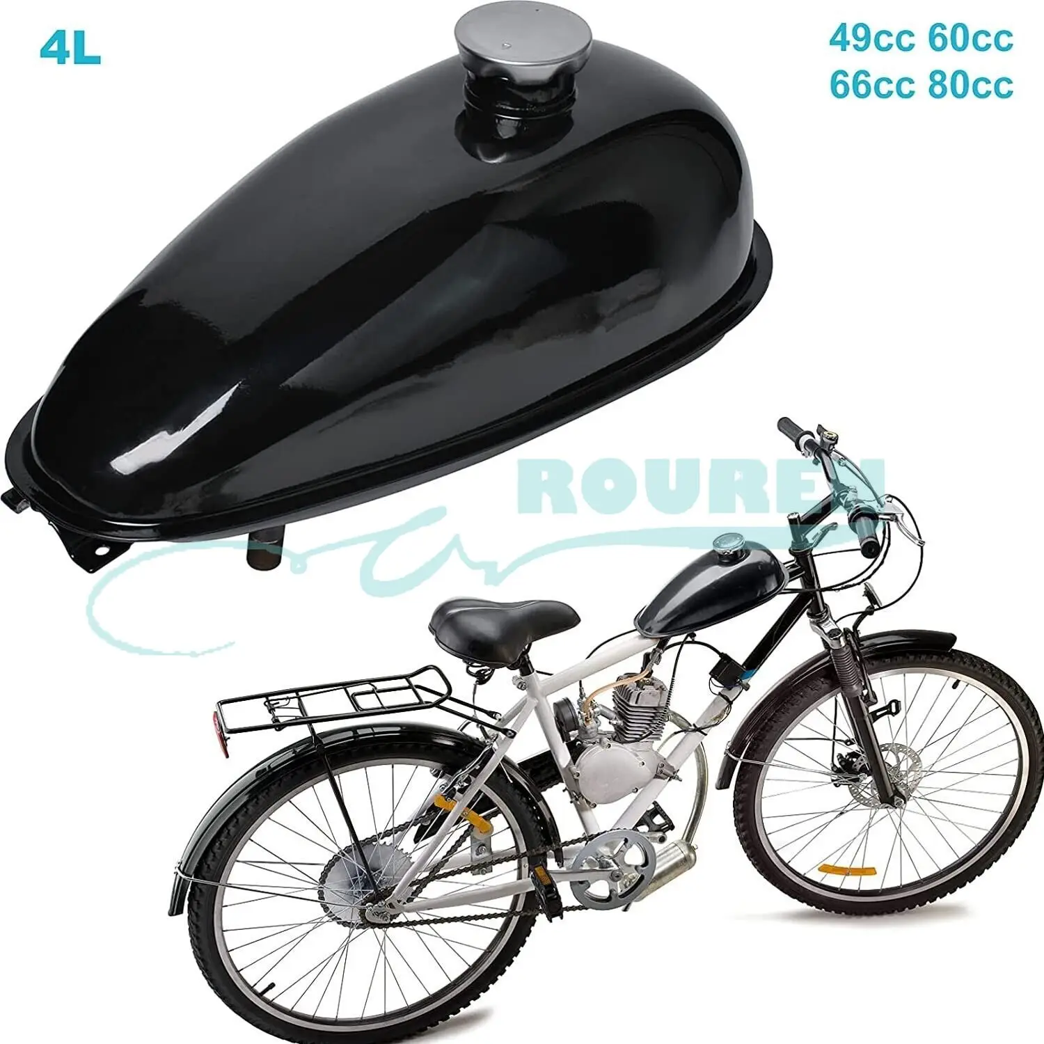 Motorized Bike Gas Tank Motorcycle Gas Fuel Petrol Tank Motorized Bike Fuel Tank 2l Temu Mauritius