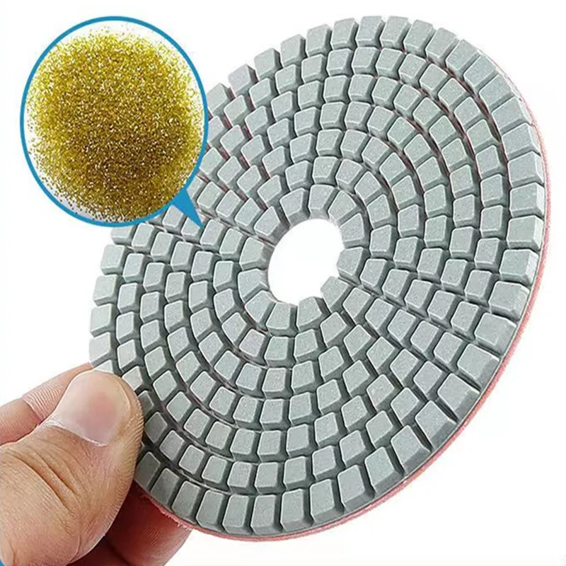 Hot Sale Marble Polishing Pad 100mm Wet Diamond Polishing Pads for Concrete Granite