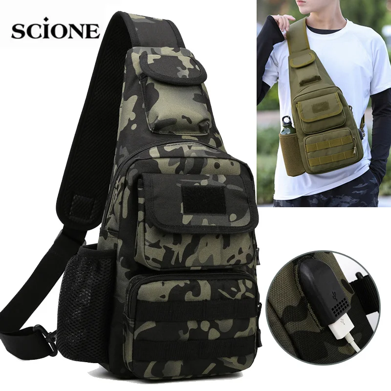 Sac Pour Homme Zerone Sac De Poitrine Sac à Bandoulière De Poitrine Militaire Durable Pour Homme Pour Voyage Sac Ventral