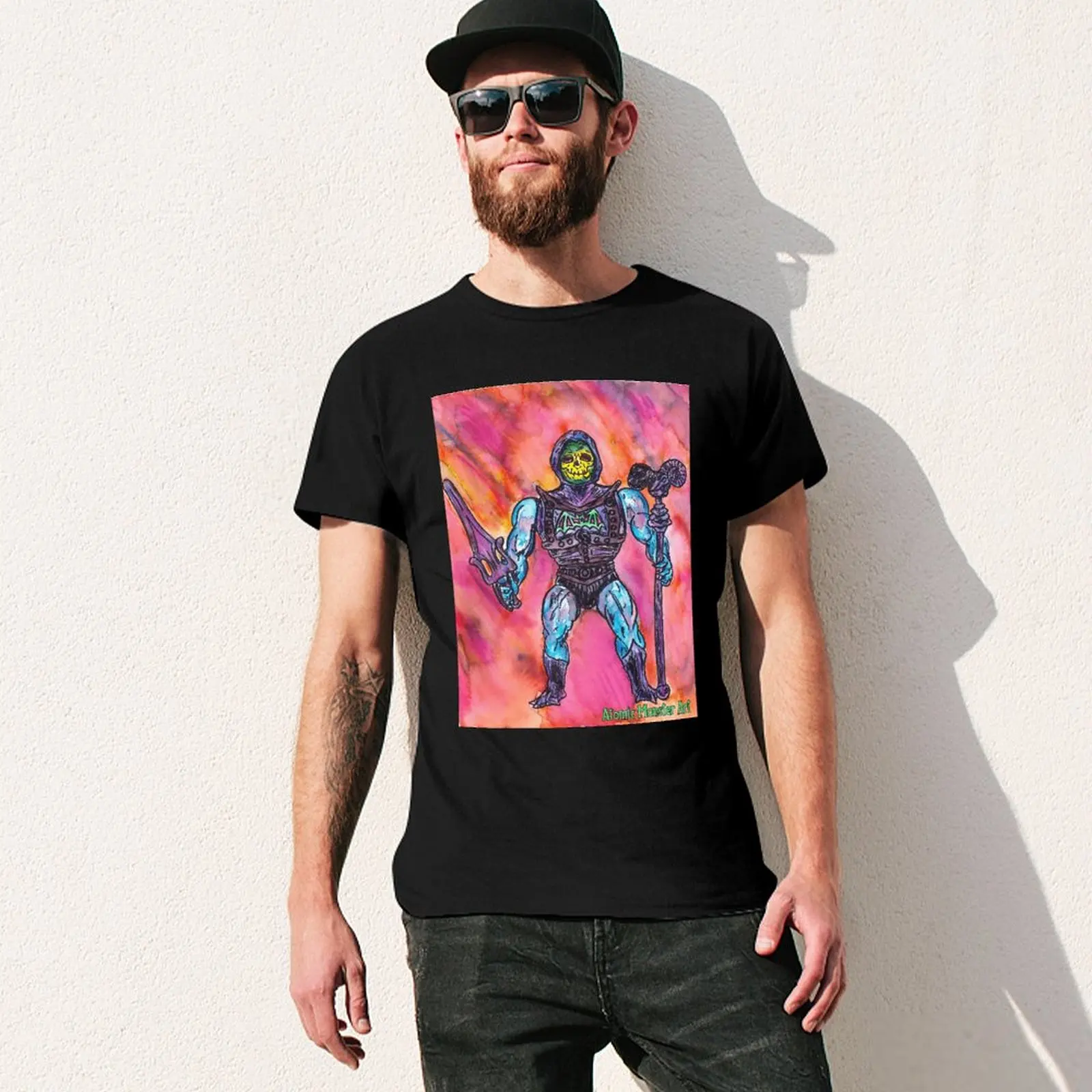 Fresh Adult Skeletor Masters Of The Meownival 2 Top Tee Creative Geek Top Tee Di Alta Qualità Home Taglia Usa
