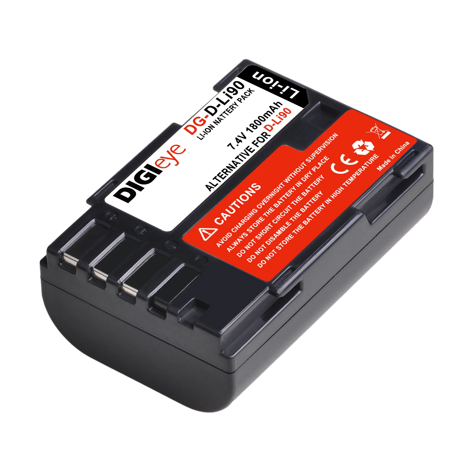 

1800mAh D-Li90 DLi90 Battery for PENTAX 645 645D 645Z K-1 K-01 K-3 K-5 K-5D K-5IIs K-7 K-7D K1 K01 K3 K5 K5D