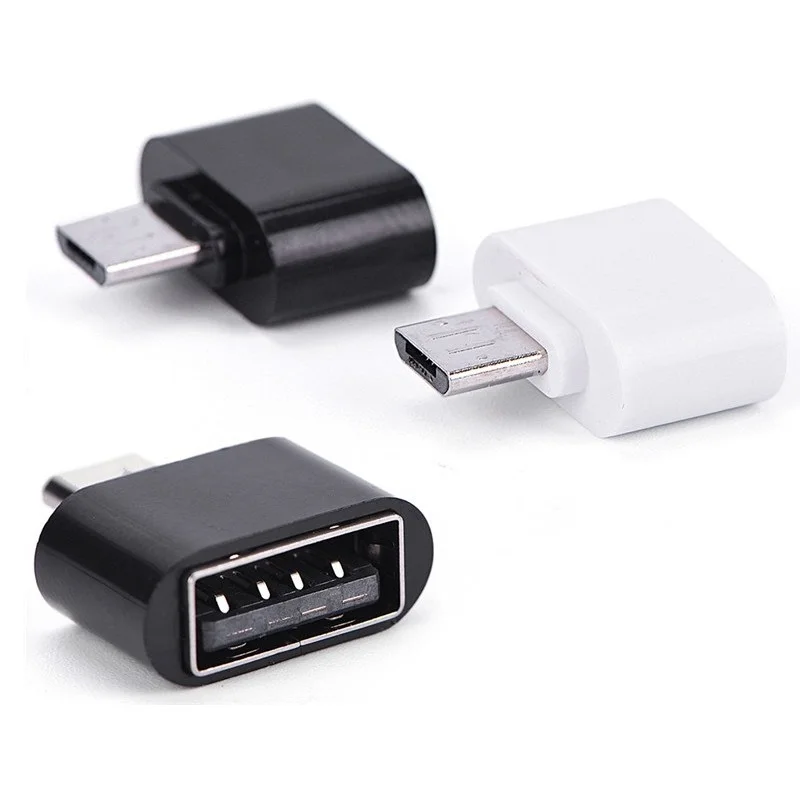 

100pcs Micro USB To USB Converter For Tablet PC Android Usb Mini OTG Cable USB OTG Adapter Micro Female Converter Adapter
