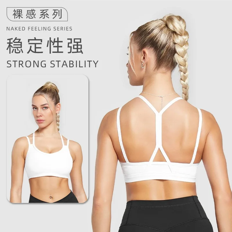 

New , Women's Hollowed Out Beautiful Back, High-strength Shock-absorbing Sports Bra, Quick Drying Fitness Vest