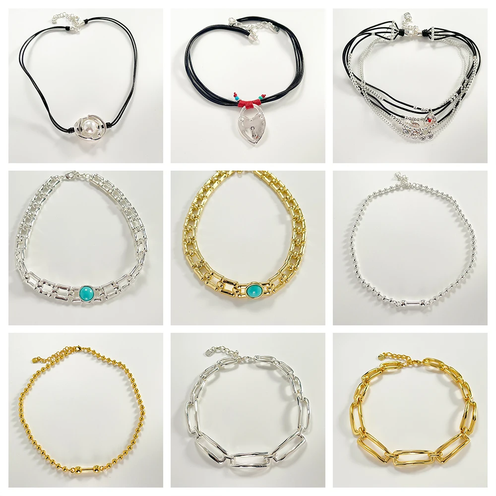 

Испанское высококачественное изысканное модное ожерелье 2024 хит продаж ожерелье с надписью «UNO DE 50 Love» подарок ювелирные изделия Бесплатная доставка