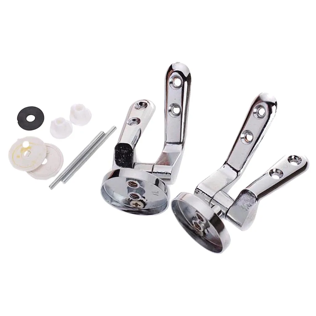 1 Set Standard Replacement Parts Toilet Seat Hinges Toilet Fixing Mountings toilet seat accessories toilet hinge replacement
