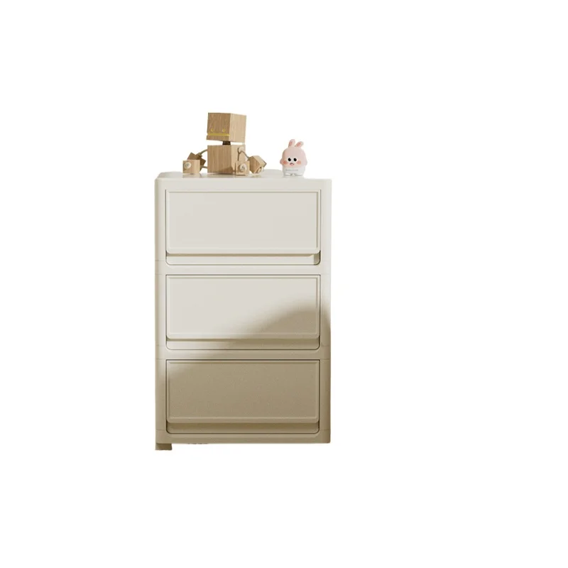 Children's room bedside table Cream wind partition Storage drawer cabinet Bedside storage cabinet