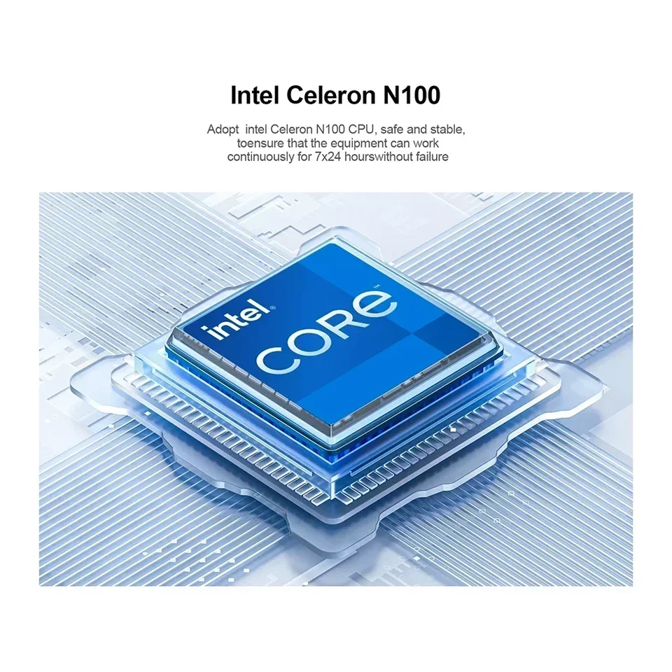 CHATREEY ミニPC N100 Chatreey Fanless Industrial Mini PC intel N100 Win 11 pro Desktop
