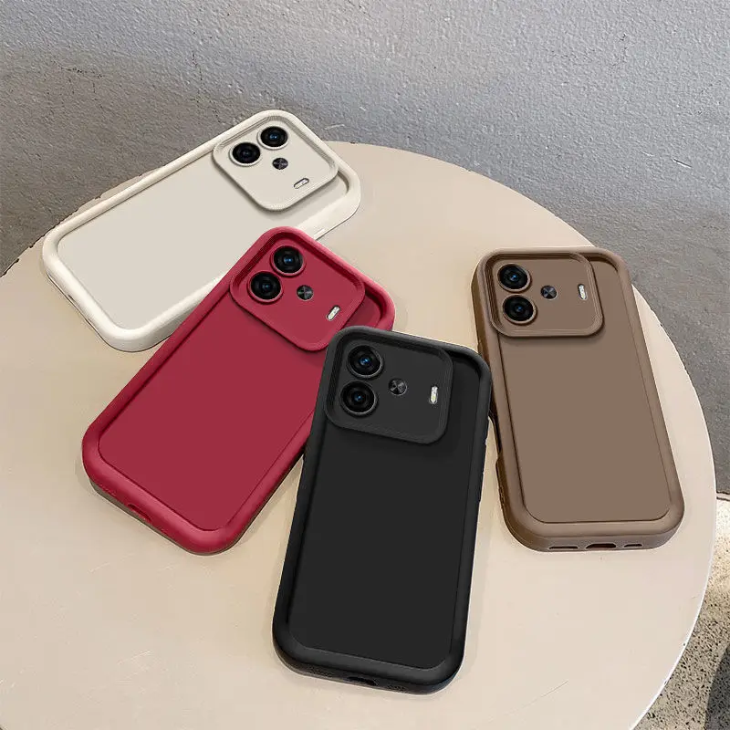Enhanced Shockproof Matte Back Cover with Skin Feel Finish