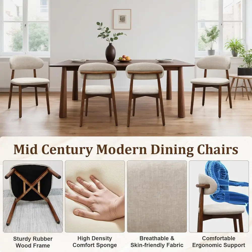 Modern Upholstered Dining Chairs 3