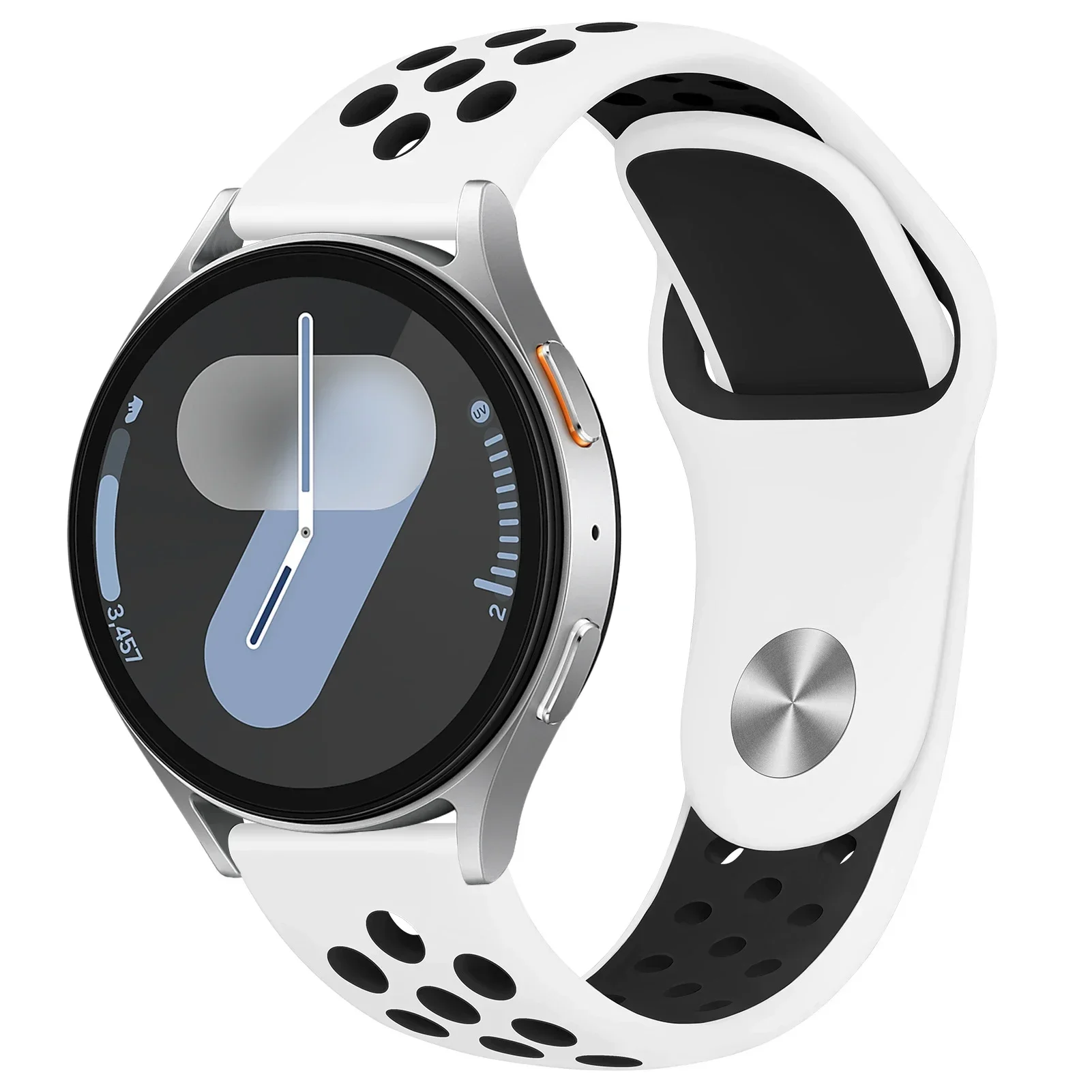 รูปสินค้า สายซิลิโคนยืดหยุ่น 20-22 มม. สำหรับ Samsung Galaxy Watch 7/6/5 40-44 มม. และ Huawei Gear S3 43-47 มม.