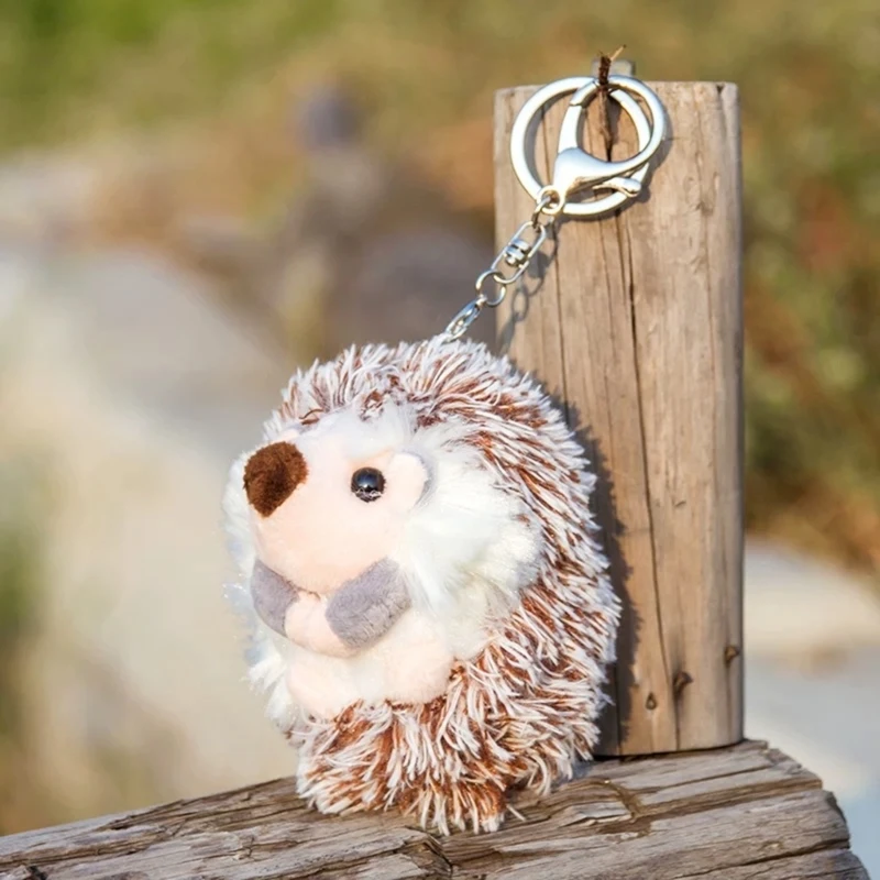 

Hedgehog Keychain Plush Keyring Car Pendant Toy Plush Keychains For Backpacks Dropshipping