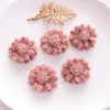 3.8cm Soft Warmer Wool Korean Daisy DIY Handmade Flower Hair Accessories Floral Fabric Flowers