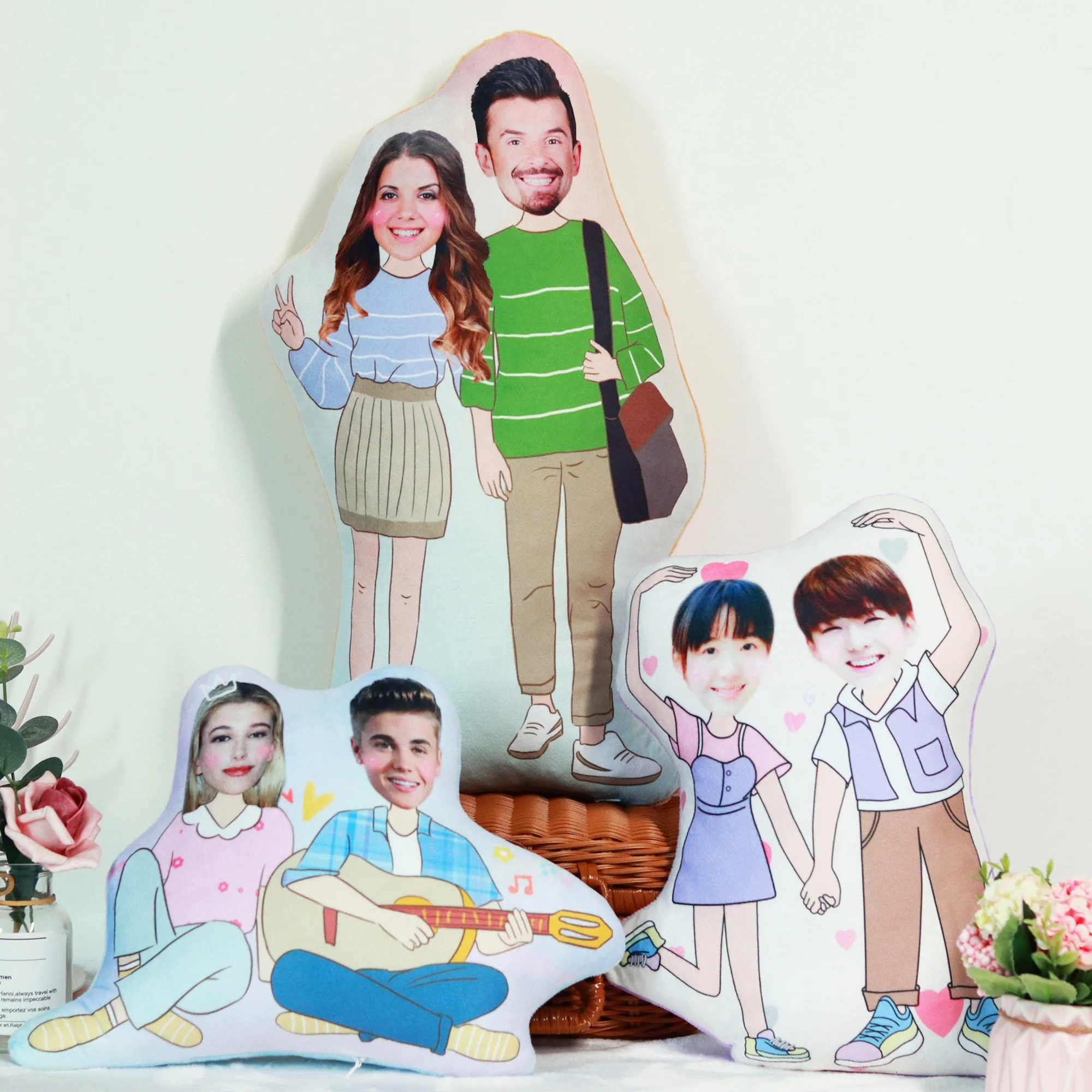 Wedding Anniversary Gift Humanoid Cushion Couple Pillows Boyfriend Face Pillow Custom Personalize Pillow Unique Wedding Gift 5