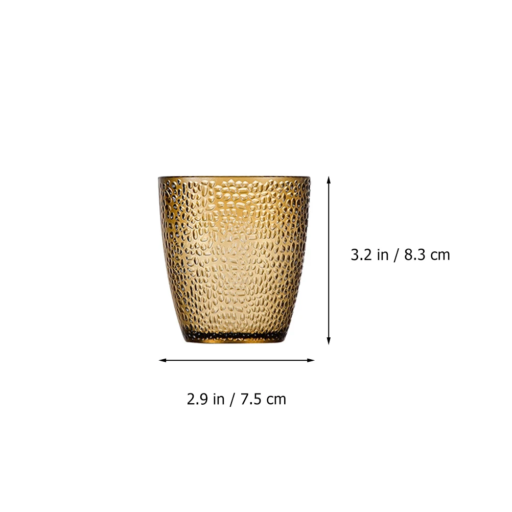 5Pcs Clear Acrylic Drinking Cups Stackable Beer Cup Cocktail Cups Water Tumbler double wall glass cup plastic shot glass