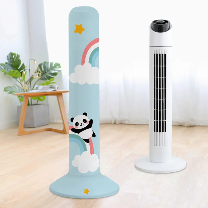 Fan Cover Round Standing Dust Cover Moisture-proof Storage Floor