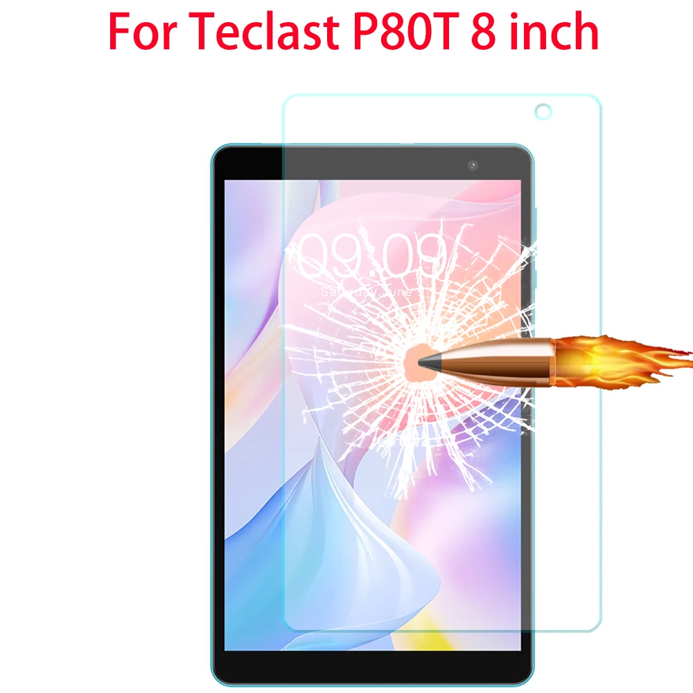 9h Tempered Glass Screen Protector For Teclast P80t 8 Inch Tablet