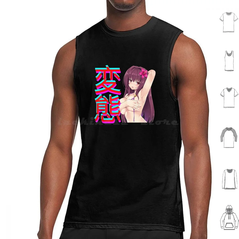 

Майки с принтом из аниме Waifu Boobs, хлопковые майки с принтом, аниме Lewd Girl Hentai Lewd Ecchi манга, милые кавайные груди