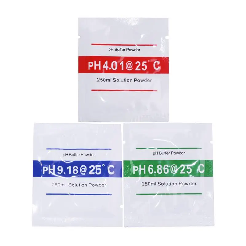 

PH Meter Calibration Powder Water Testing PH Buffer Measure Solution Products Safe And Harmless PH Meter Tool For Test Meters