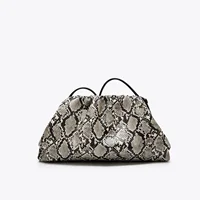 Ruched Serpentine Dumpling Bags for Women Pouch Handbag Cloud Clutch Snake Pattern Shoulder Crossbody Bag Luxury Designer Bag - Image 2