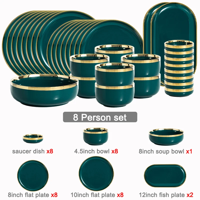 8 person set