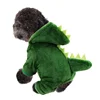 Pet Cat Dog Halloween Dog Clothes for Small Dogs Funny Dinosaur Cosplay Costume Winter Warm Cat Coat Fleece Hoodies Sweater 5