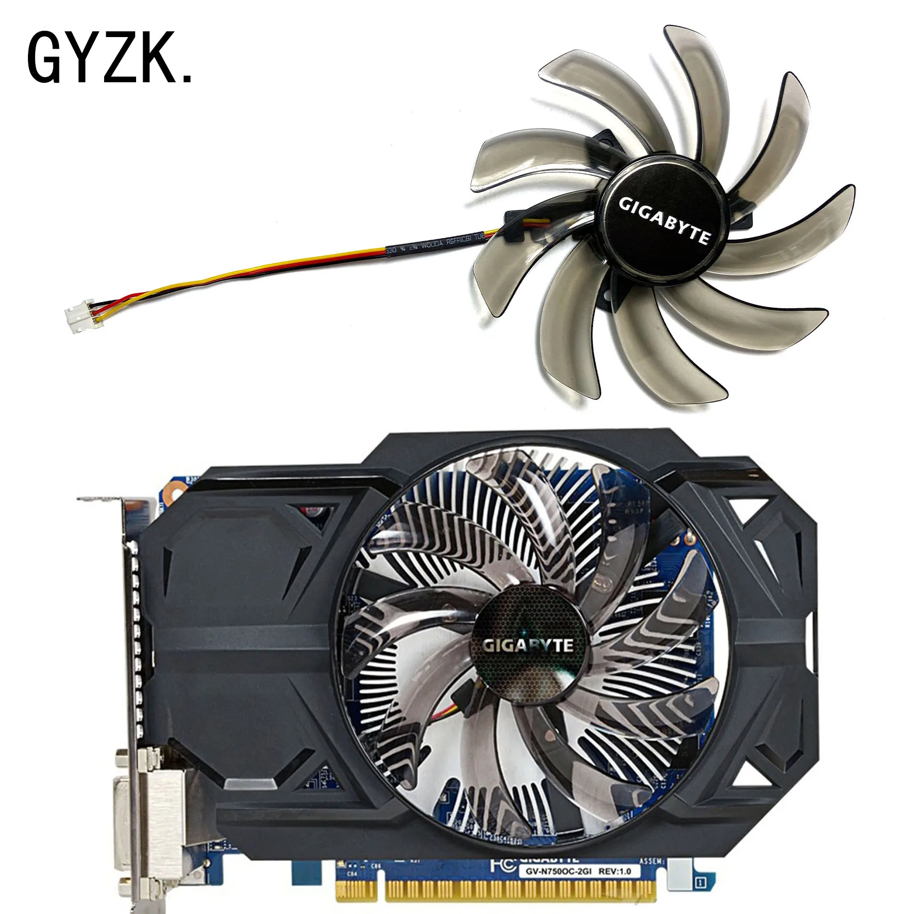 GIGABYTE GeForce GTX750ti için yeni 750 650 640 550ti 450 R777