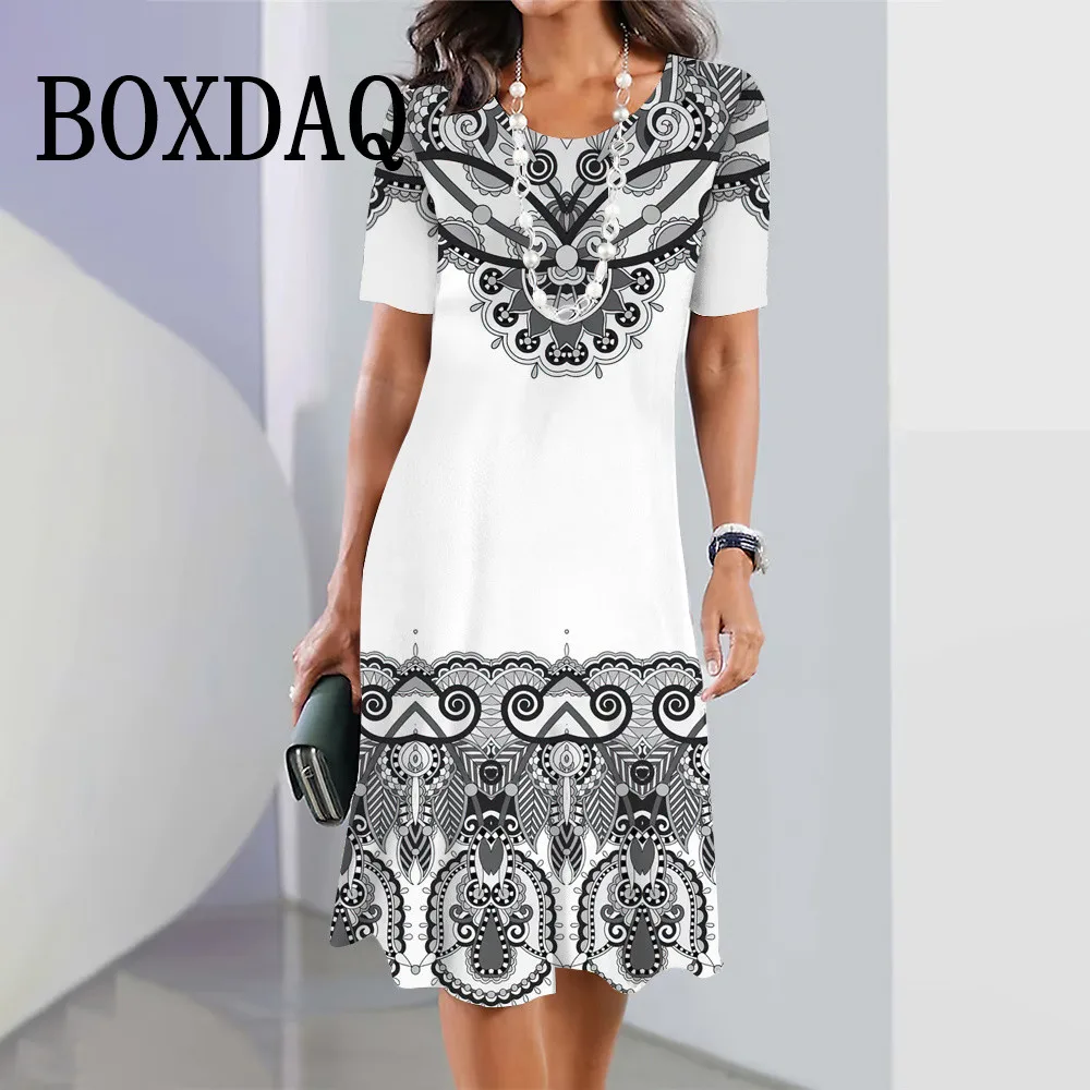 2025 verão vestidos femininos estilo boêmio retro casual impresso floral feminino elegante e elegante vestidos de festa de manga curta 11 Sa11c4e221a9e48108fd5c566dcc015b6G