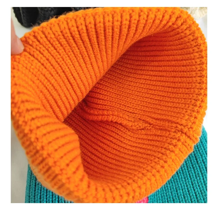 Knitted Hat Knitted Cap Knitted Beanie Winter Hat Fashion Beanies Simple Multi Color Big C Letter Winter Hat Women Winter Unisex Beanie Cap Outdoor Thick Warm Hip hop Sport Ski Knitted Hats
