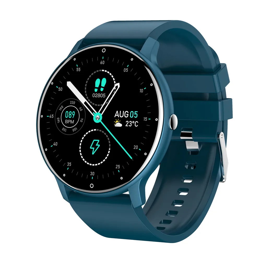 2022 New Men's Ladies Smart Watch Bluetooth Waterproof Heart Rate Fitness Tracker Smart Watch Bracelet for iPhone and Android 
