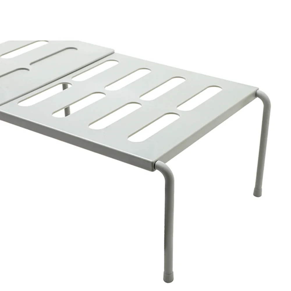 

Kitchen Cabinet Counter Shelf Organizer Racks Expandable Stackable Fit for Kitchen Bathroom Under Sink Pantry Desktop Storage