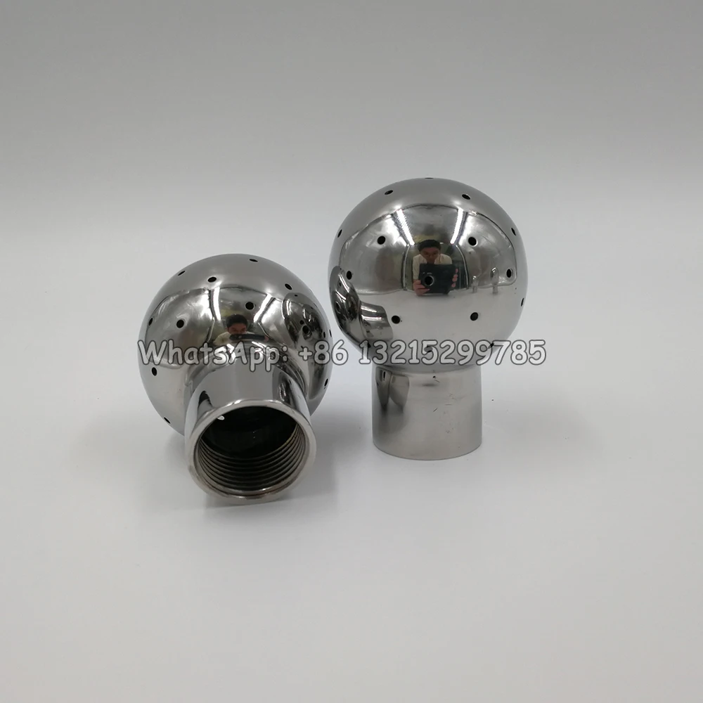 304 316 Stainless Steel Sanitary Fixed Spray Ball Tank Cleaning1/4" 3/8" 1/2" 3/4" 1" 1-1/4" 1-1/2" 2" BSP Female Thread
