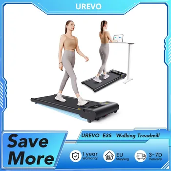 Tapis roulant da passeggio UREVO E3S con inclinazione, display a LED, velocità 0,9-6,4 kmph, capacità di peso 265 libbre/120 kg, area di camminata 40 * 102,4 cm