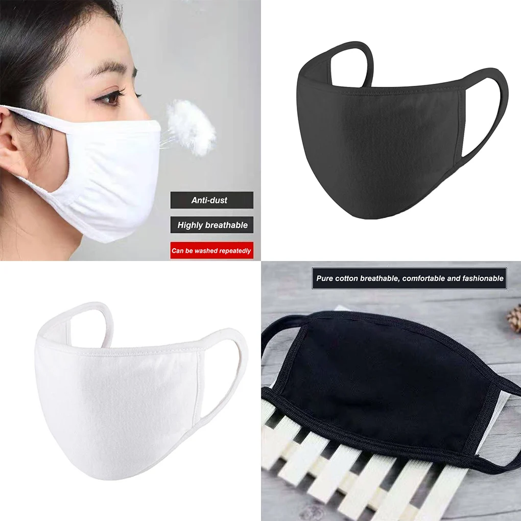 Unisex Dust Proof Windproof Cotton Mouth Mask Breathable Washable Men Women Mask Face Cover Reusable And Eco-Friendly Essential 2