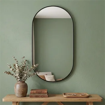 Luxury LED Oval Wall Mirror 1