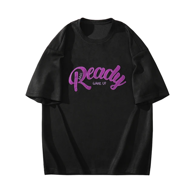 Camiseta Vintage Americana com Estampa Patchwork