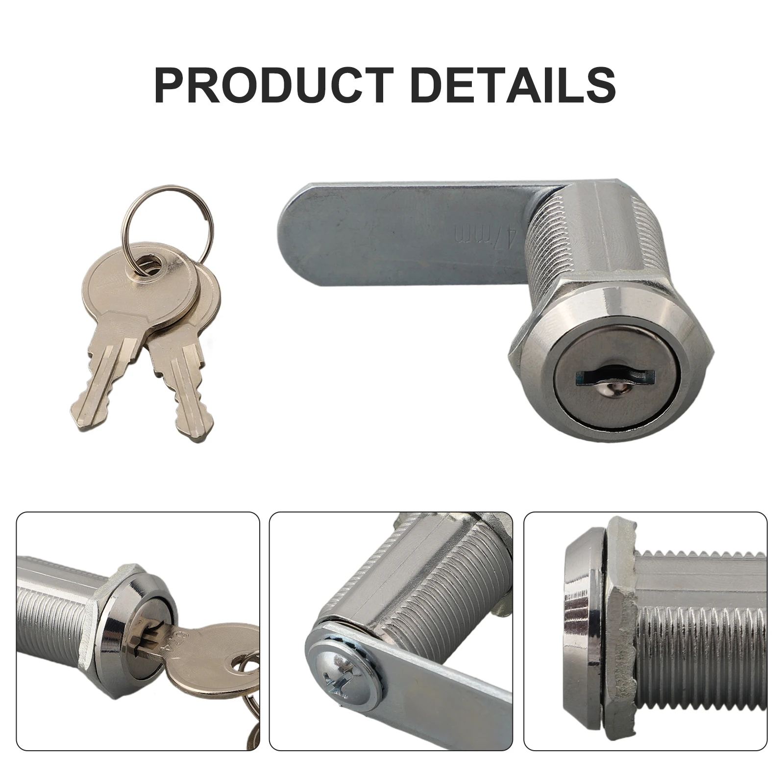 Accessories Mailbox Lock Parts Fittings Household Items Metal 18mm90 Degrees Box Locker Cabinet Cupboard Drawer Kit