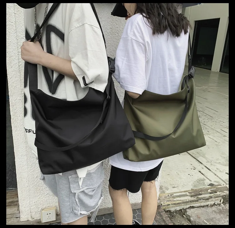 

Canvas Japan Ins Bulk Schoolbag Student Handbag Simple Shopping Bag Fitness Bag Waterproof Shoulder Bag Notebook Bag