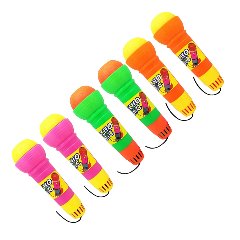 

6pcs Echo Microphone Toy Voice Amplifying Microphone Toy with Party Favor for Kids Children