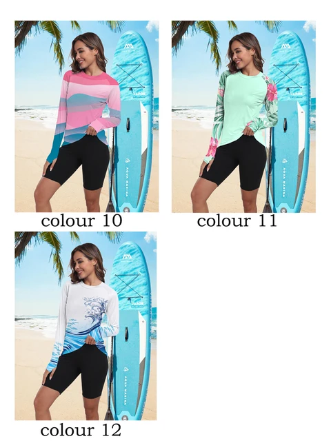 Women's UPF 50+ Sun Shirts Long Sleeve UV Protection Rash Guard Lightweight Quick Dry SPF Hiking Tops Outdoor 6