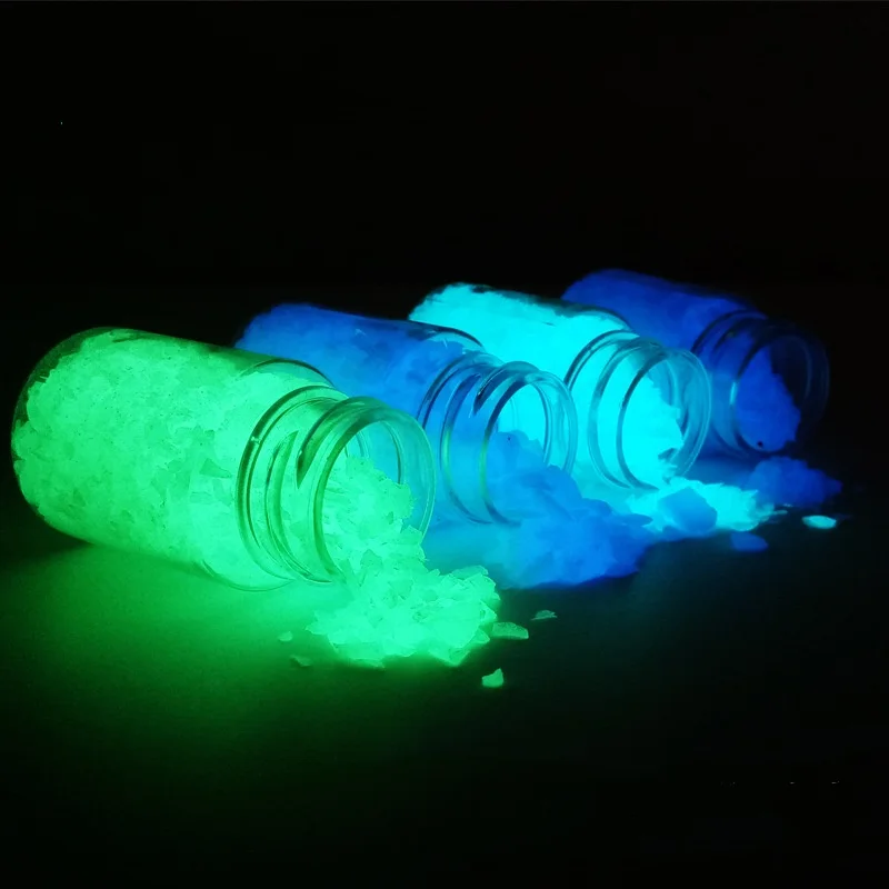 1000pcs Luminous Sand Glow In Dark Stone Pebble glow stones luminous sand decorative stones for Garden Yard Outdoor Path Lawn Decoration Fish Tank Aquarium Home DIY Decor 3-5mm