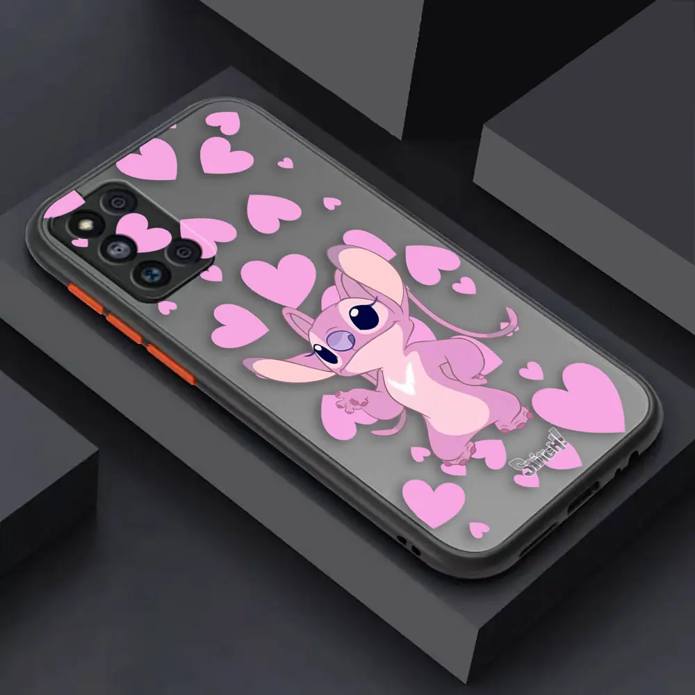 thumbnail image 1 of Matte Case for Samsung Galaxy M62 M53 M52 M51 M33 M32 M31 M30S M23 5G J8 J7 J6 J5 J4 Case Funda Capa Lilo & Stitch Cartoon Anime, 1 of 5