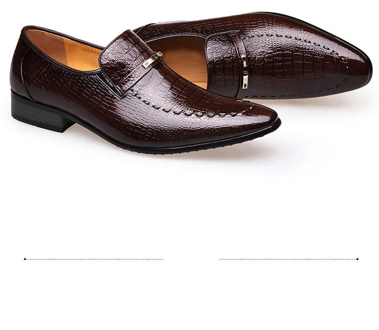 Luxury Men's PU Leather Dress Shoes for Business and Weddings 21 undefined