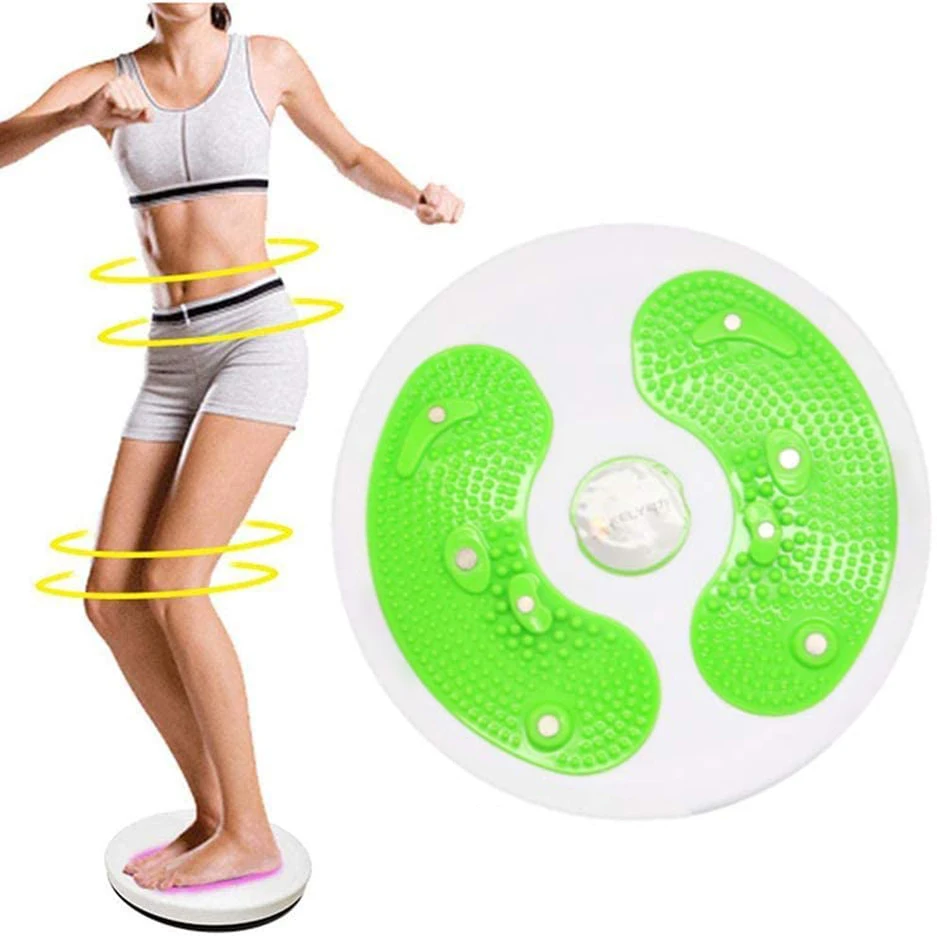

Ab Twister Board for Exercise Waist Twisting Disc With 8 Magnets Fitness Twister With Handles Trims Waist Arms Hips Thighs
